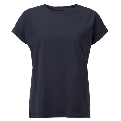 Damen-Baumwollshirt, Dunkelblau