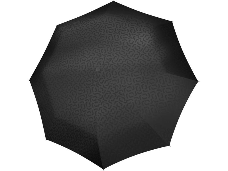 Reisenthel Knirps Schirm Pocket Duomatic Signature Black Ho Regenschirm aus recyceltem PET