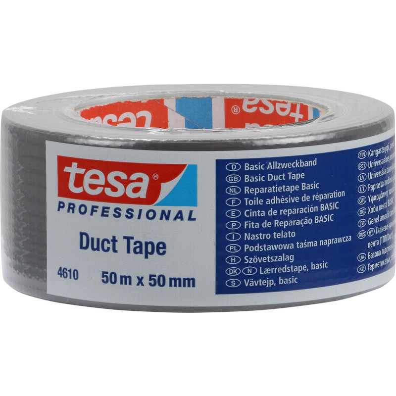 Tesa PRO duct tape Zilver 50mmx50m