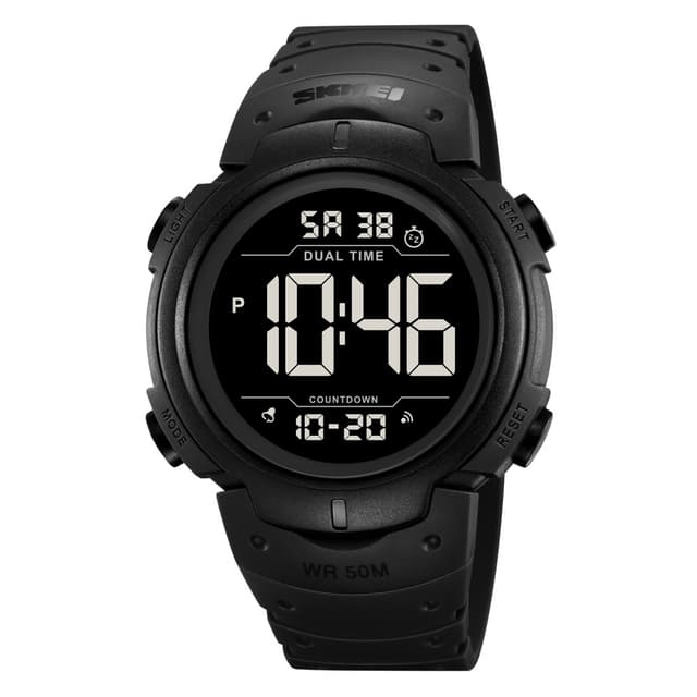SKMEI Digital Elektronisk Armbåndsur Ur Dobbelt Tid