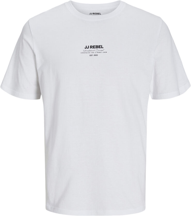 JJ-REBEL JREBLINO TEE SS CREW NECK White