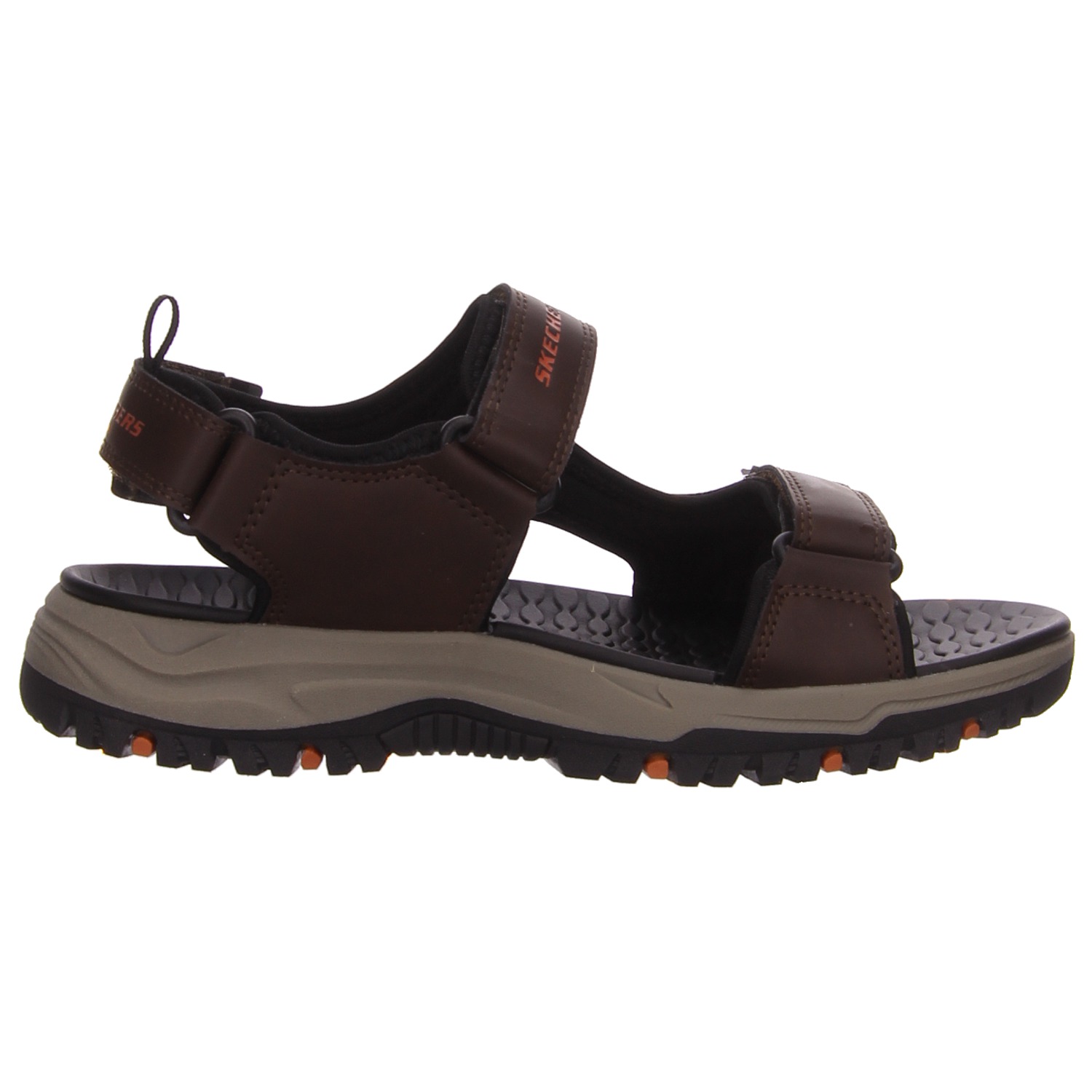 Skechers Herren Sandale braun grau