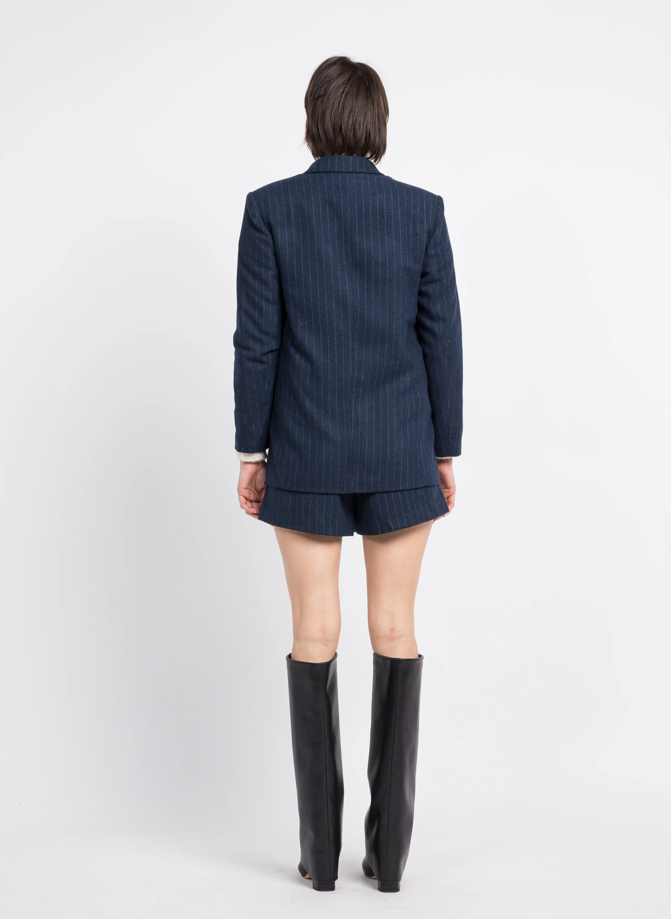 NOLAN - Bottes en cuir de veau| Noir