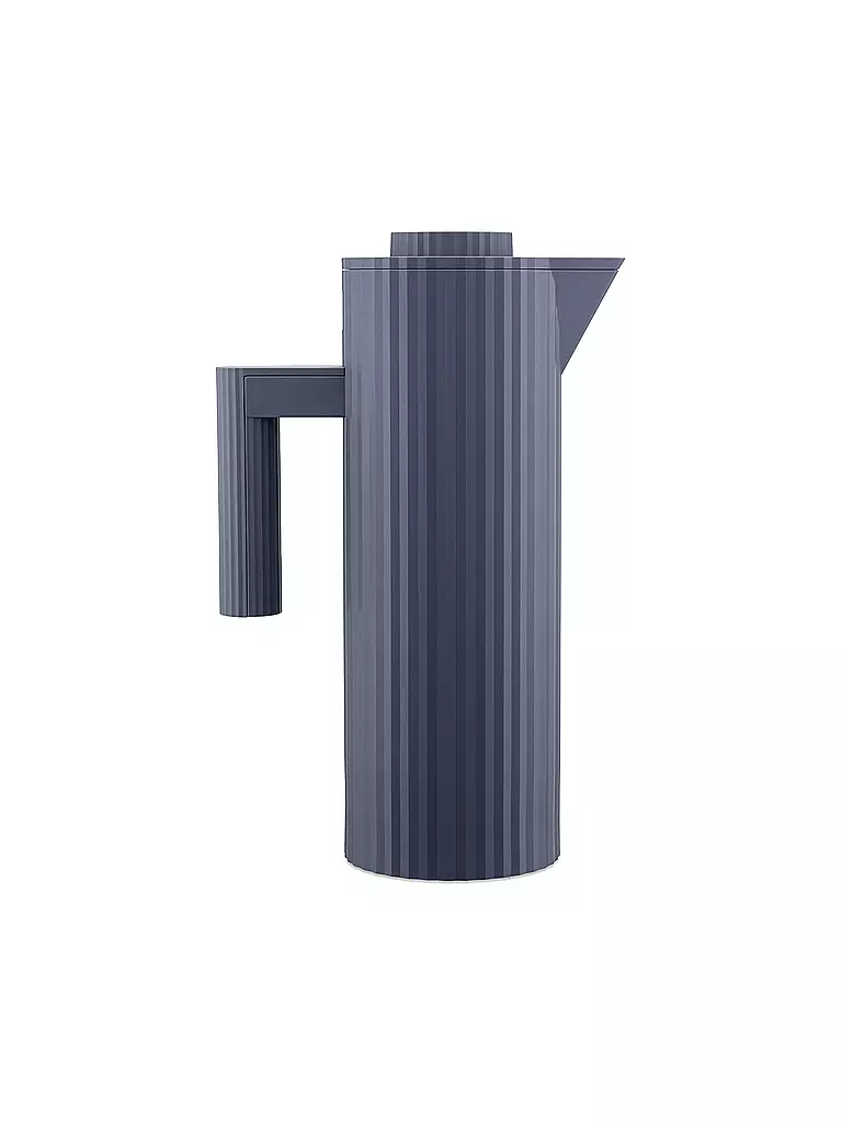 ALESSI Thermoskanne - Isolierkanne Plisse 1 l  Grau grau