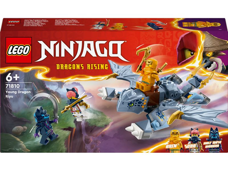 LEGO® Ninjago Riyu der Babydrache 71810 Spielset mit Drachen-Actionfigur