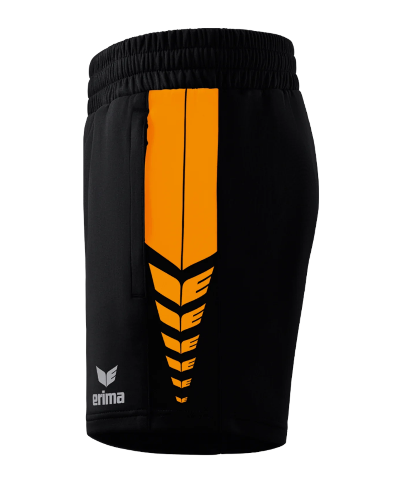 Erima Six Wings Worker Short Damen Schwarz Orange