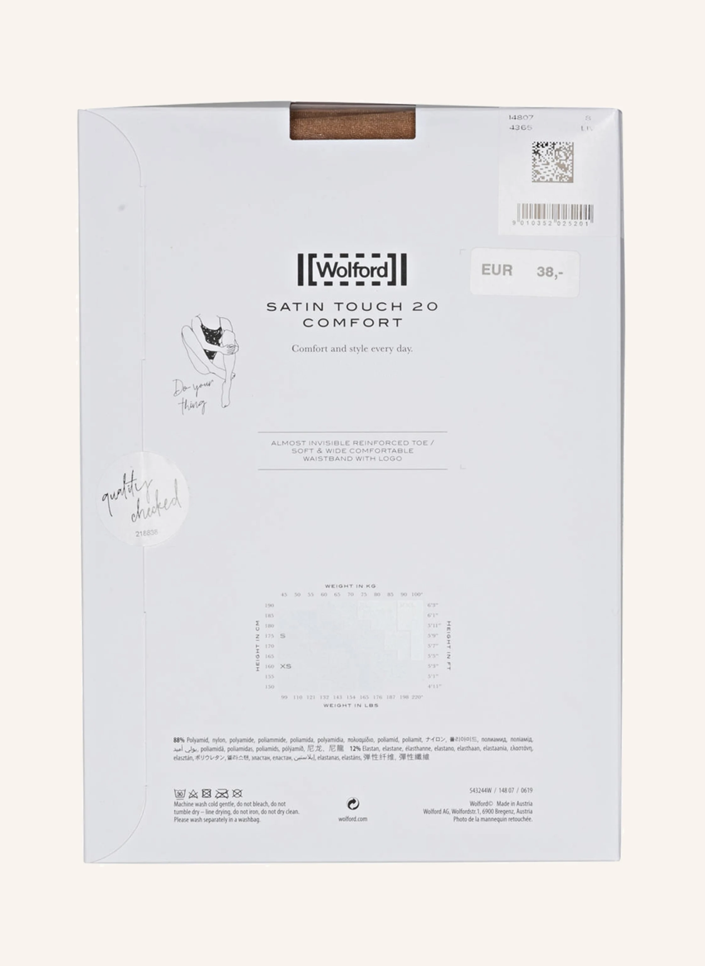 Wolford Feinstrumpfhose PURE