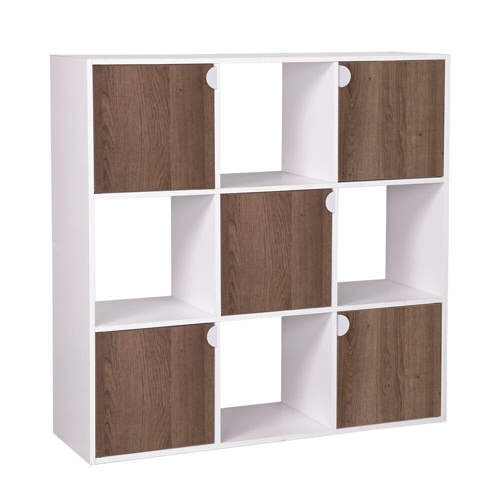 Étagère Adam MDF blanche 9 cubes 90xH90x29,5cm