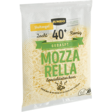 Jumbo Geraspte Mozzarella 40+ 150 g