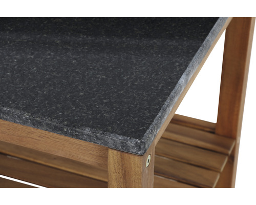 Buitenkeuken Siena Garden 75 x 52 x 87 cm Hout Steen Antraciet