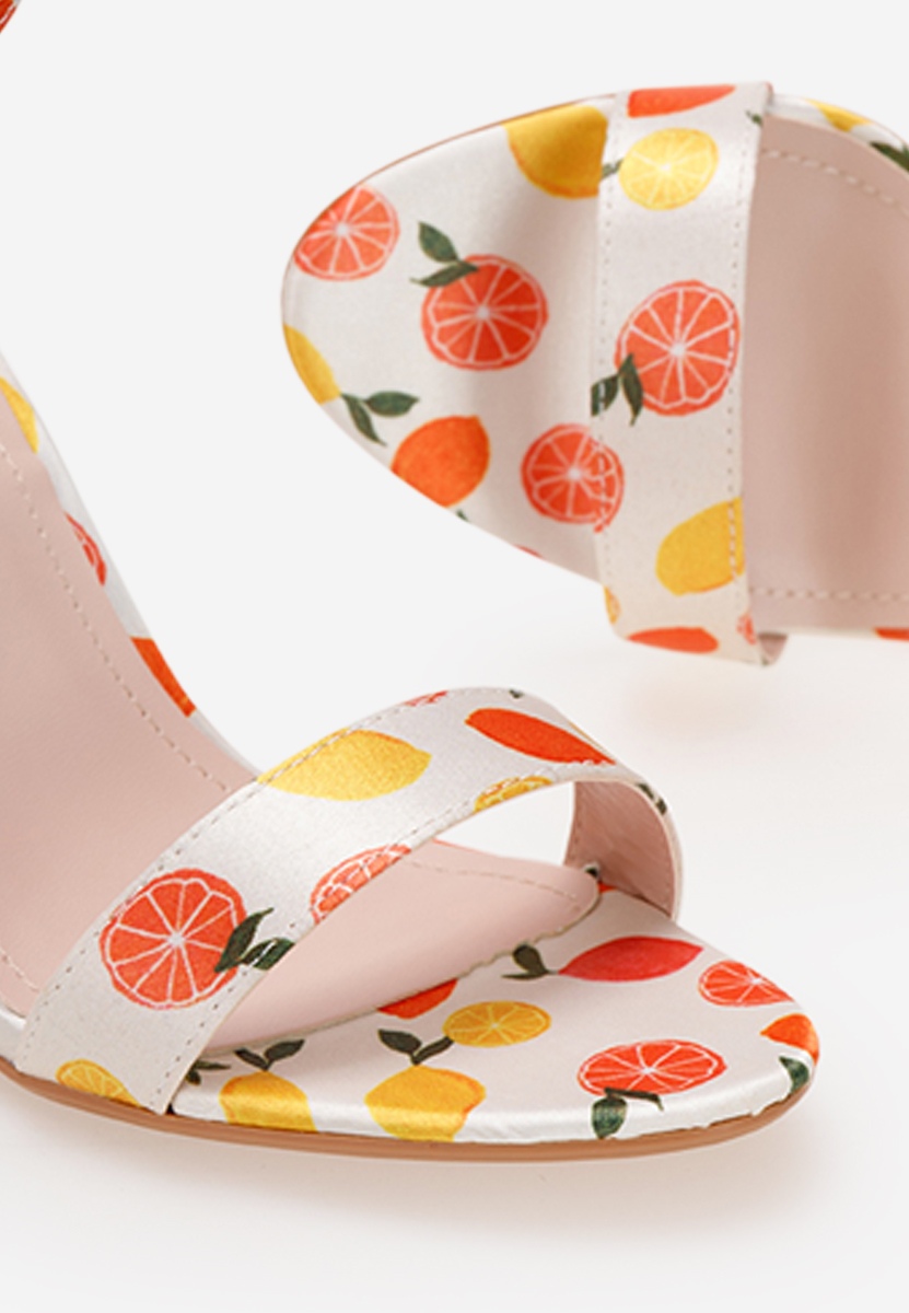 Sandales femme orange Nieva
