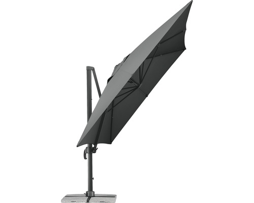 Schneider Rhodos Grande zweefparasol, 300 x 400 cm, H 288 cm, antraciet