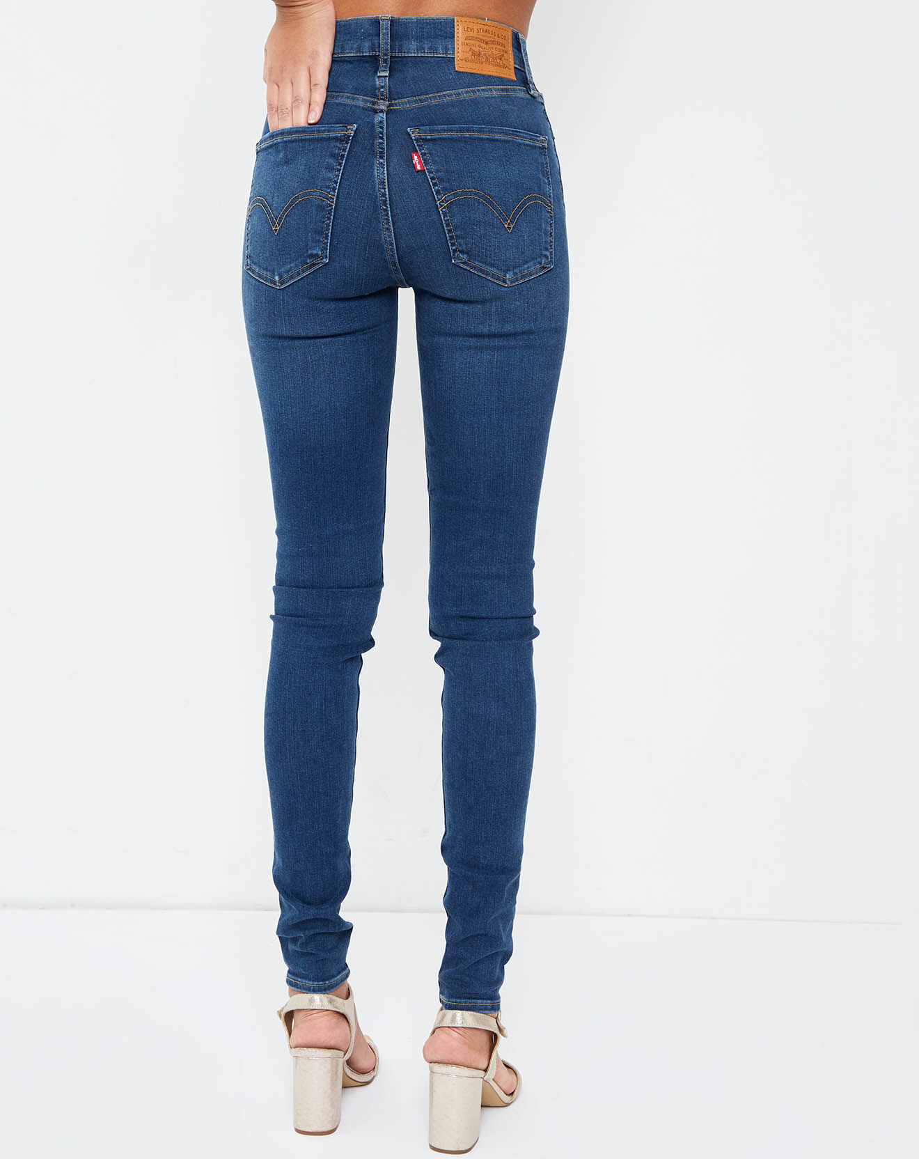 Levi's® Jean Mile High Super Skinny bleu foncé
