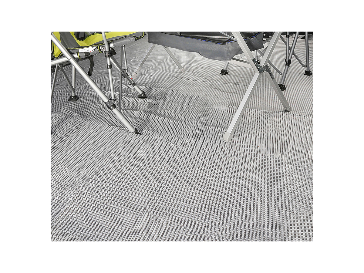 Brunner Kinetic 600 Darkgrey voortenttapijt - 300x500 cm