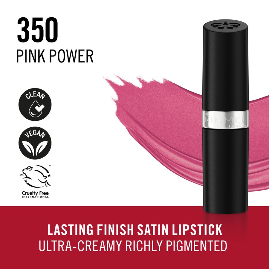 Rimmel London Lasting Finish Lipstick Pink Power 4g