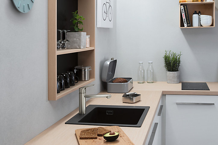 Mitigeur de cuisine chromé Hansgrohe Focus M43 120