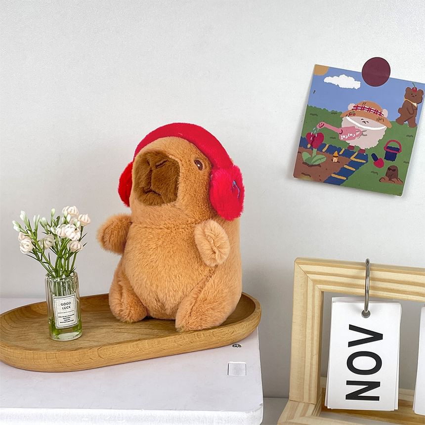 Klas 302 - Muziek Capybara Pluche Tashanger Sleutelhanger