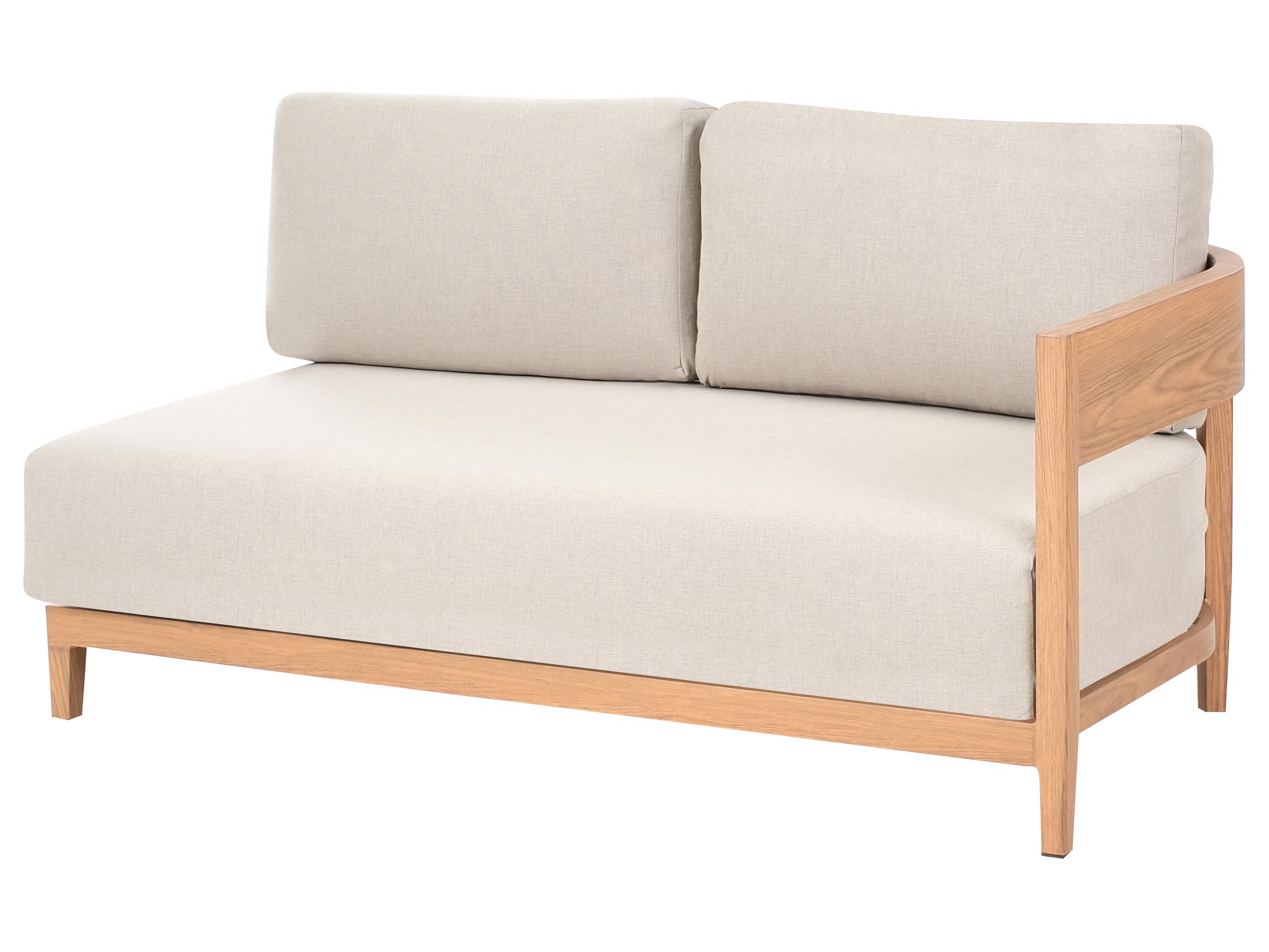 Tuinbank met tafel 2-zits SAMPIERI Metaal Lichtbruin