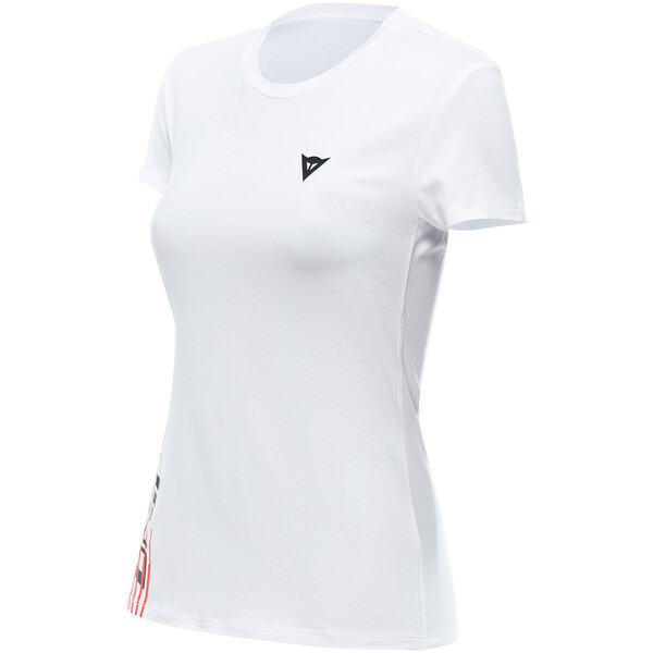 Dainese - T-shirt femme Logo Lady Blanc