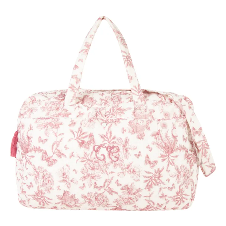 Tartine et Chocolat Sac et matelas à langer Toile de Jouy | Rose