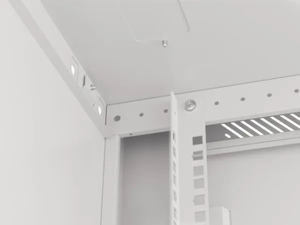 Lanberg WF01-6606-00S - Rack kabinet - vægmonterbar - grå, RAL 7035 - 6U - 19