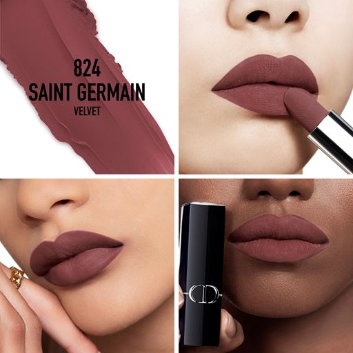Dior Rouge Dior New Velvet Lipstick, 824 Saint Germain