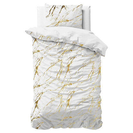 Dekbedovertrek Glamour Marble - Wit