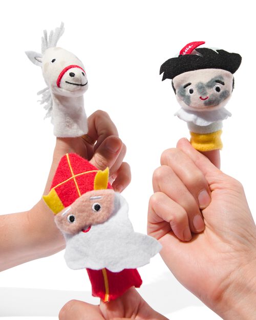 3 marionnettes à doigt Saint-Nicolas