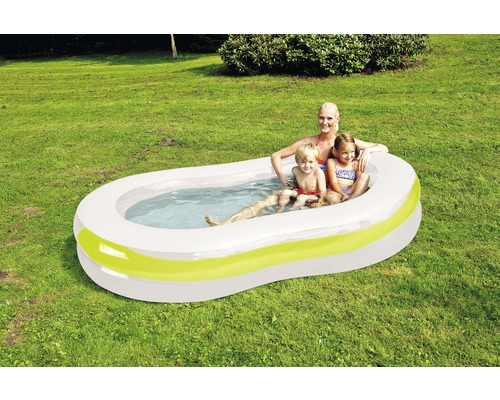 Peuterbad, kinderbad, bovengronds kinderbad, jumbobad, achtvormig