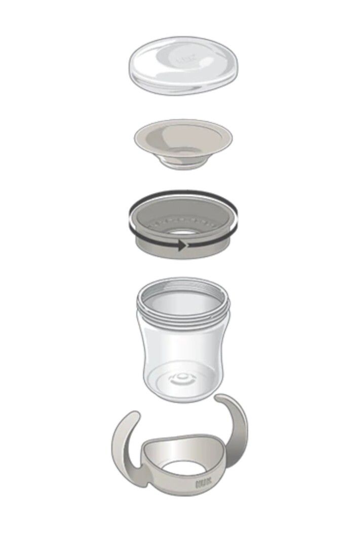 NUK Trinkbecher Mini Cups Set 3in1 160ml ab 6 M. mint&türkis