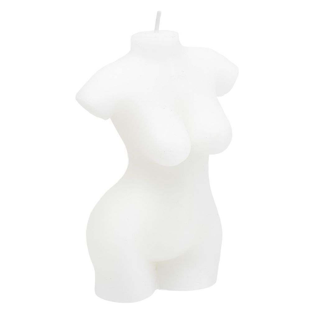 Bougie colorée silhouette de femme H15cm