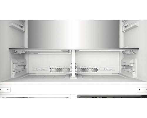 Franse deur koelkast/wijnkoeler Wolkenstein WCD595EWTSNF ST BxHxD 90,5 x 182 x 72 cm Koelgedeelte 385 l Vriesgedeelte 105 l voor 34 flessen