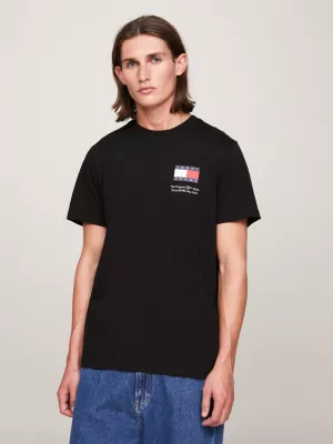 Camiseta Slim Fit com Logo Essencial