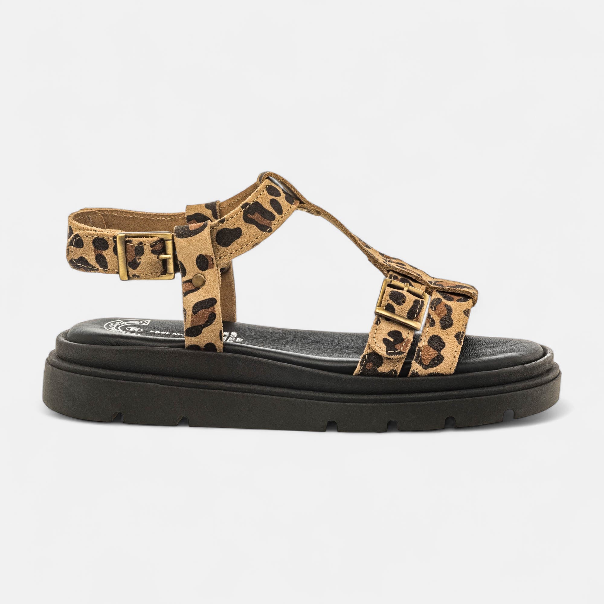 Sandales Femme en cuir beige