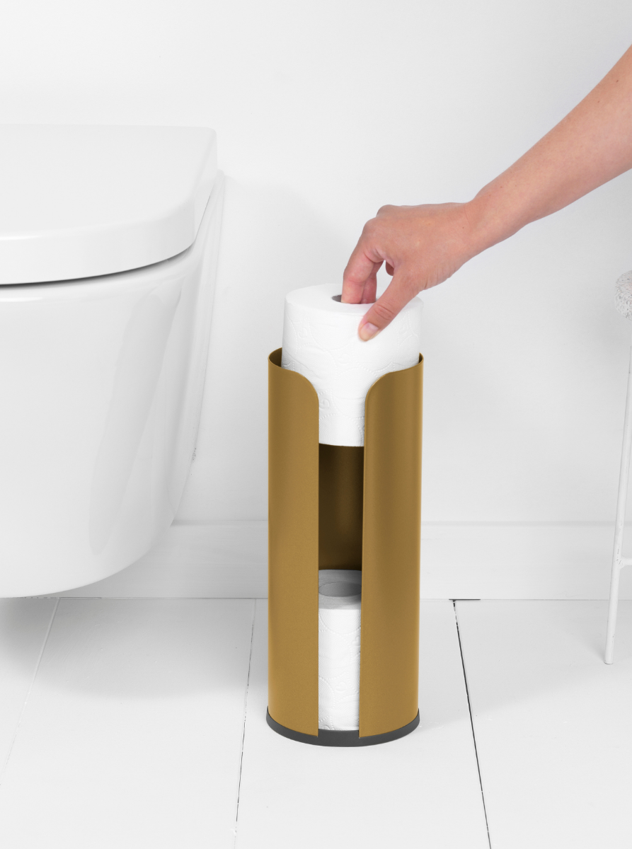 ReNew Reserverolhouder voor 3 rollen - Warm Gold