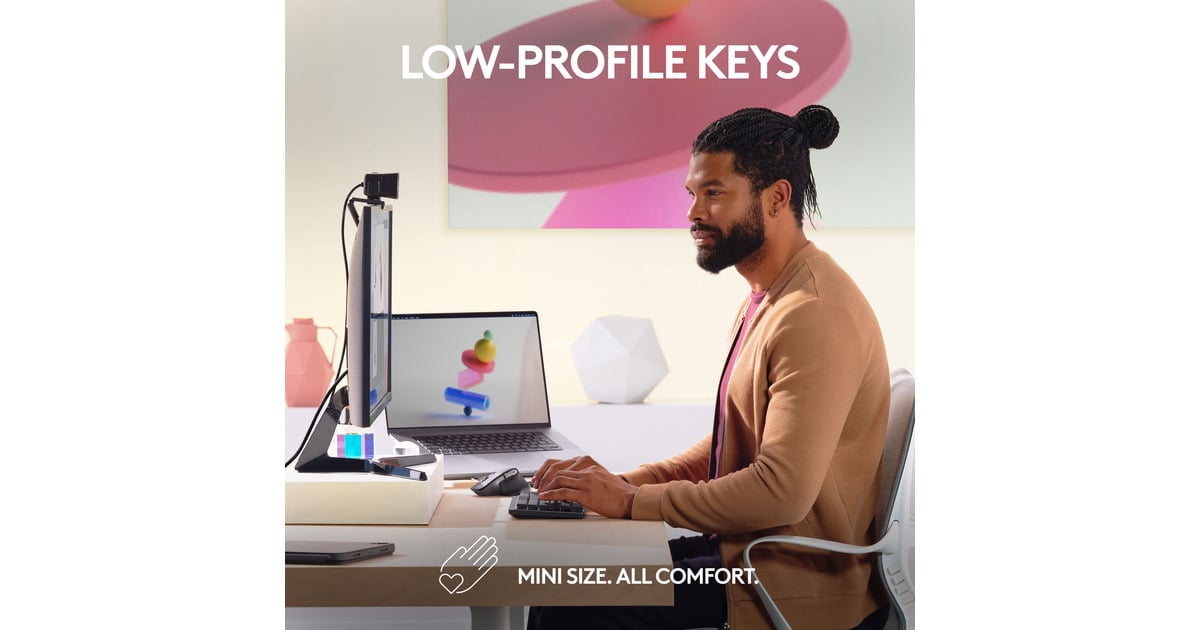 LogitechMX Mechanical Mini voor Mac, toetsenbord  (Donkergrijs, US-International, Cherry MX-Technologie)