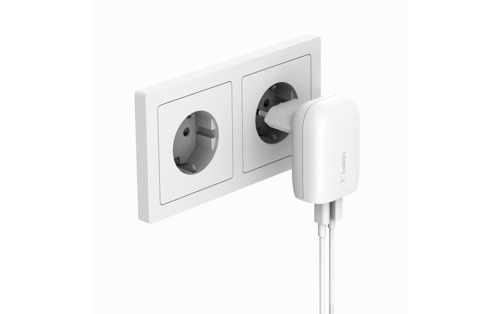 USB-Wandladegerät Boost Charge USB-C + USB-A 37 WSchnellladefähiges Ladegerät mit USB-C & USB-A Port