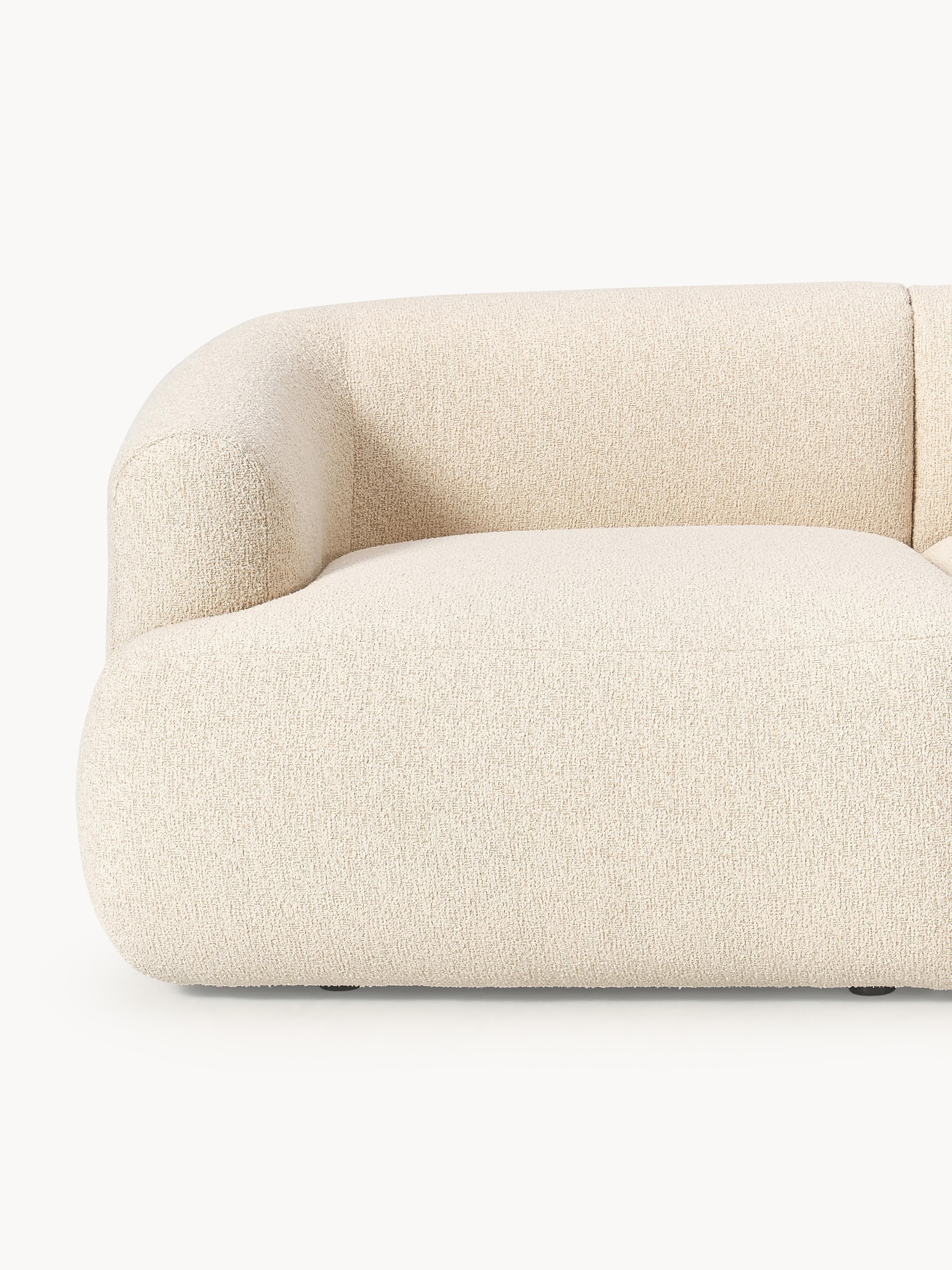 Modulaire bouclé hoekbank Sofia (4 zits)