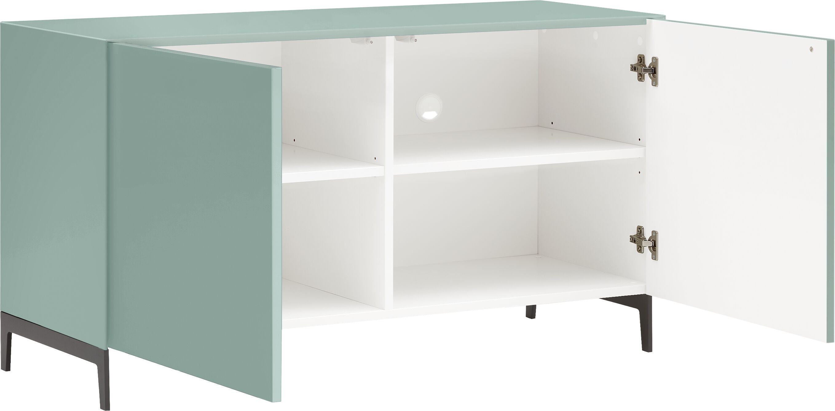LUX Sideboard - Hellblau / B: 120.0 cm x T: 46.0 cm x H: 68.0 cm