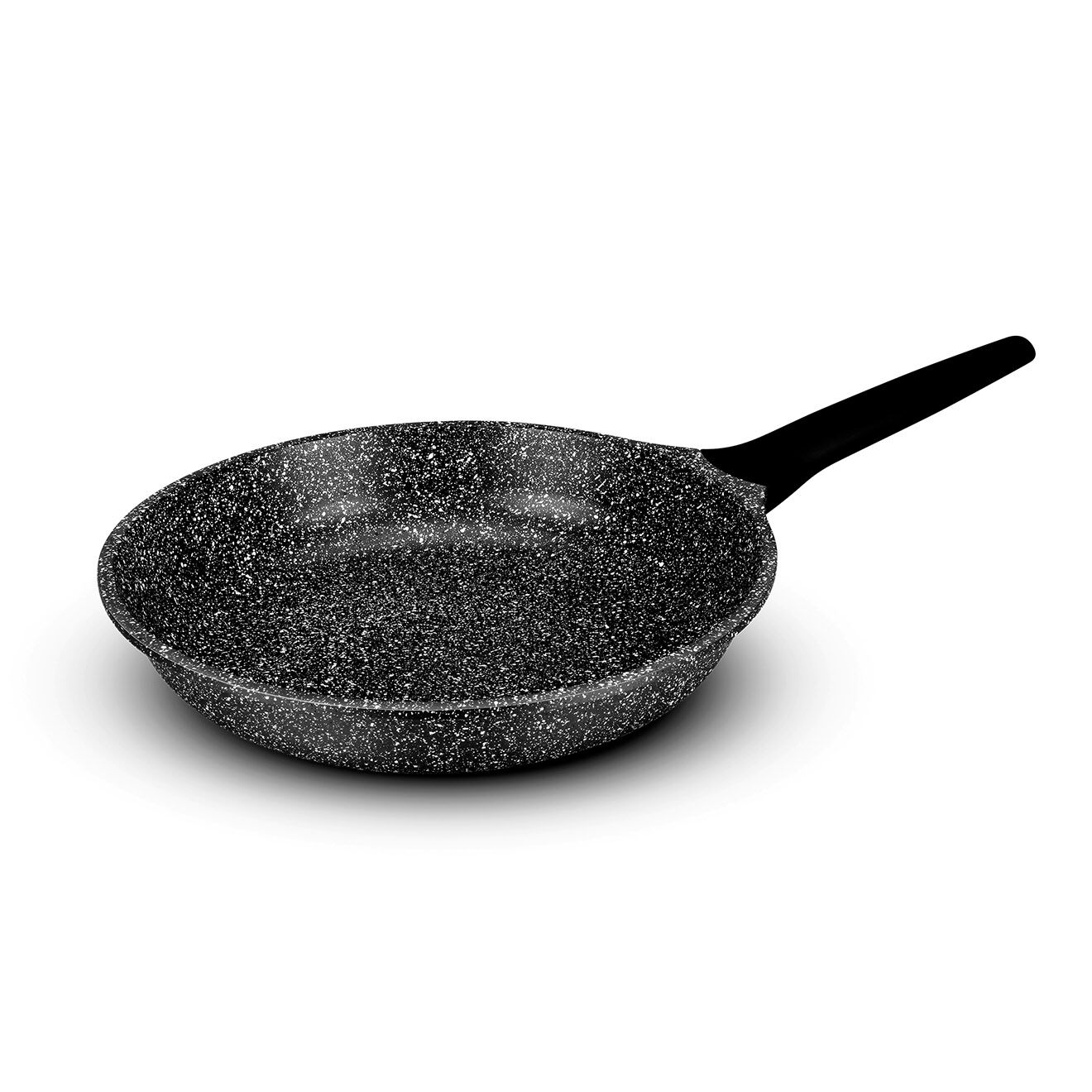 Durand Dupont Poêle fonte d'aluminium induction effet pierre gisors p32tfi noire - D.32 cm