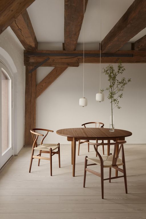 Carl Hansen & Son CH337 uitschuifbare tafel 140x115 geolied eiken