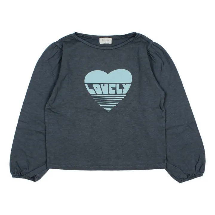 Búho Sweat Coton Bio Lovely | Bleu nuit