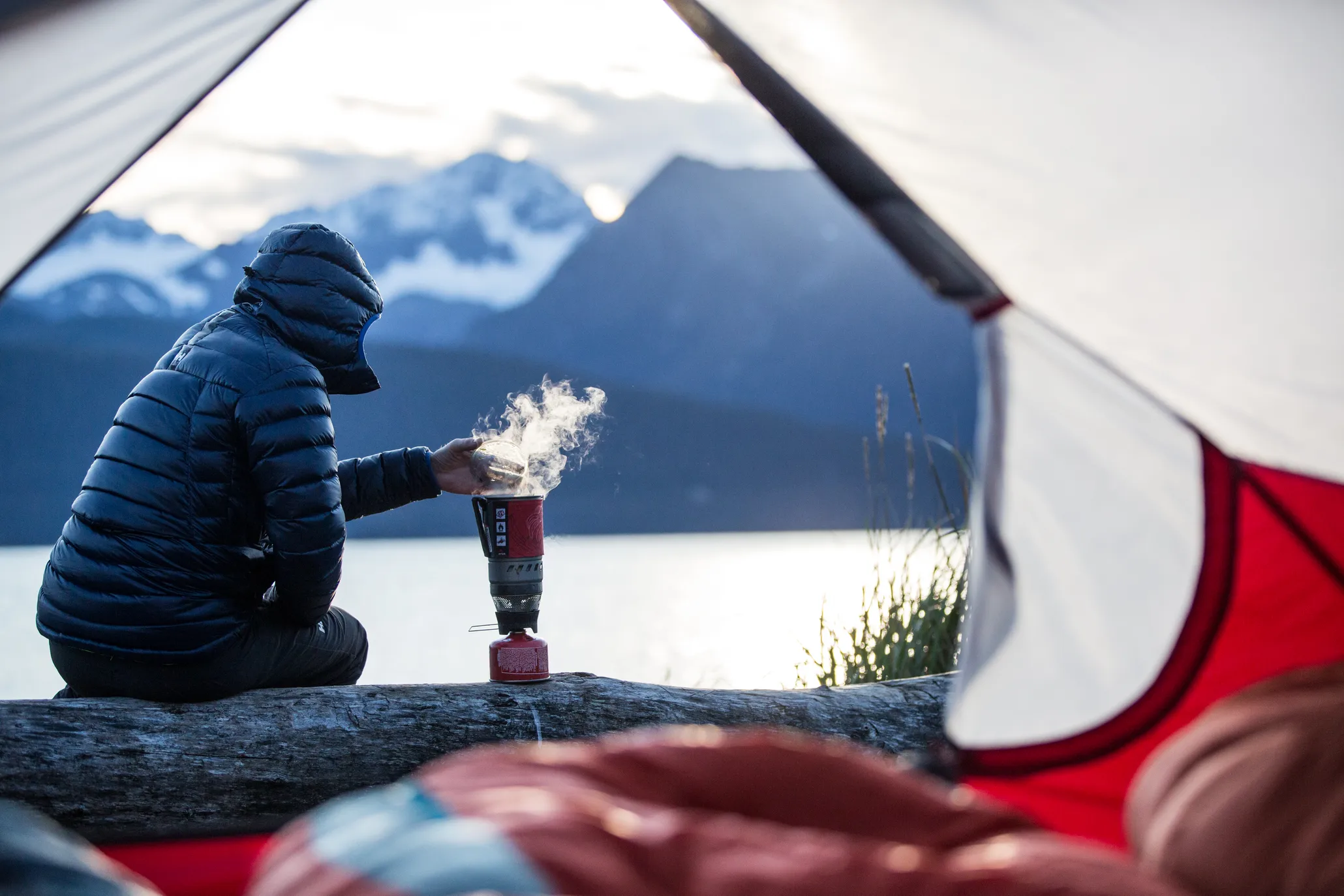 MSR WindBurner Personal Stove System Red