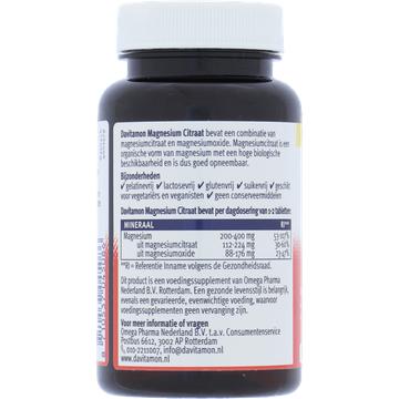 Davitamon Magnesium Citraat 60 Stuks