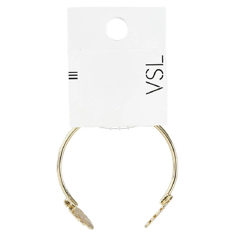 Bracelet rigide feuille palmier