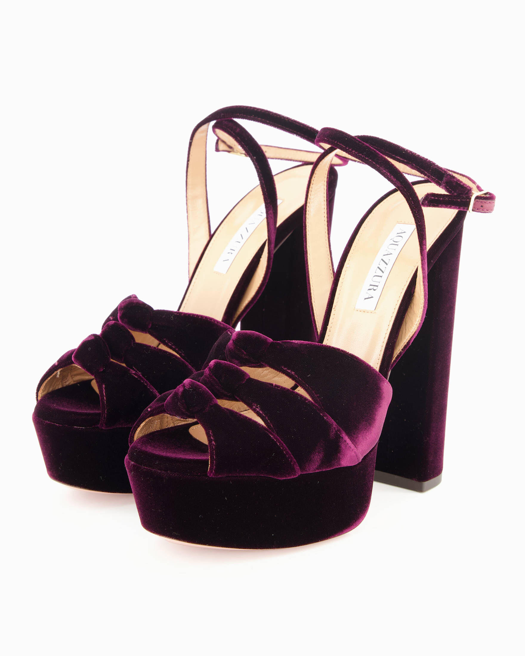 Aquazzura| Damen Plateau-Sandaletten MIRA 140