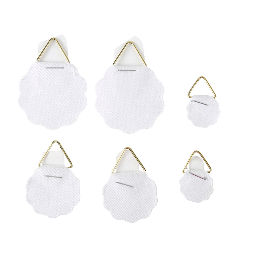 Lot de 6 attaches adhésives papier