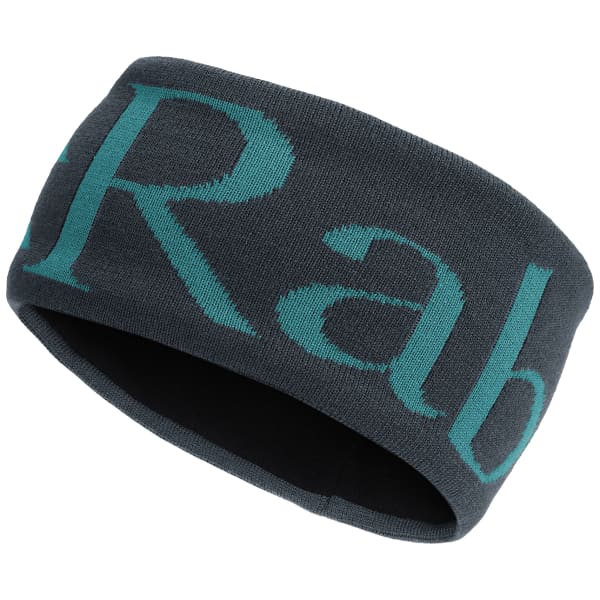 Bonnet Bandeau ski de randonnée RAB KNITTED LOGO HEADBAND EBONY