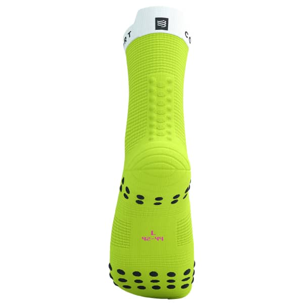 Chaussette running COMPRESSPORT PRO RACING SOCKS V4.0 RUN HIGH SAFE SAFE YELLOW/WHITE
