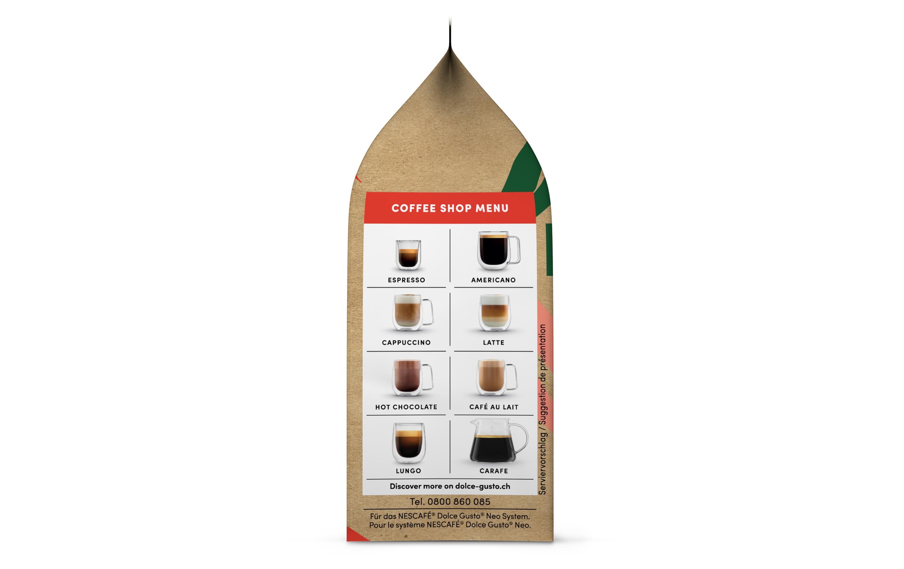 Kaffee-Pods Espresso 12 PortionenPods für die Nescafé Dolce Gusto NEO Kaffeemaschine von Delonghi